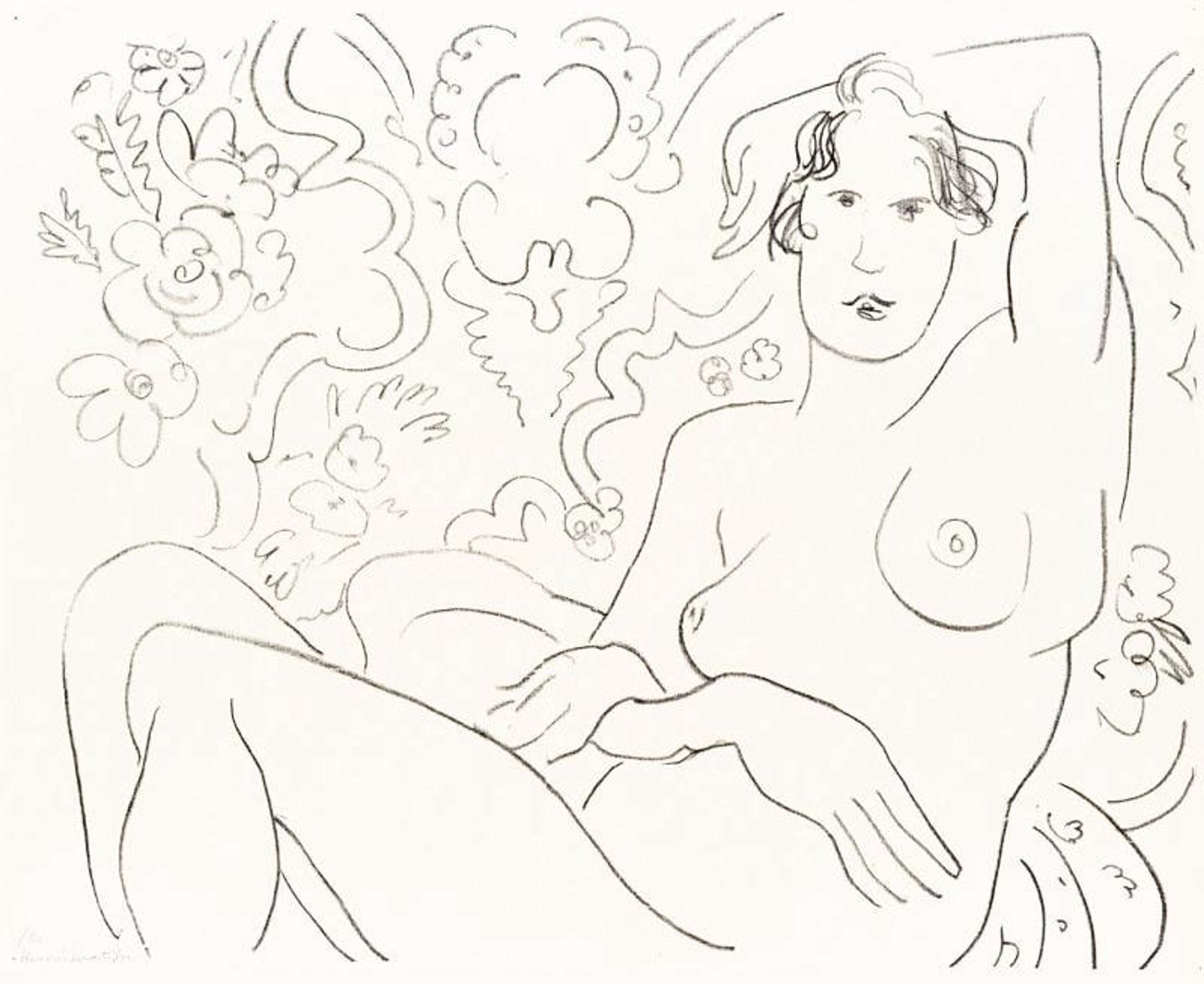 Nu Assis Bras Gauche Sur La Tête - undefined by Henri Matisse 1926 - MyArtBroker