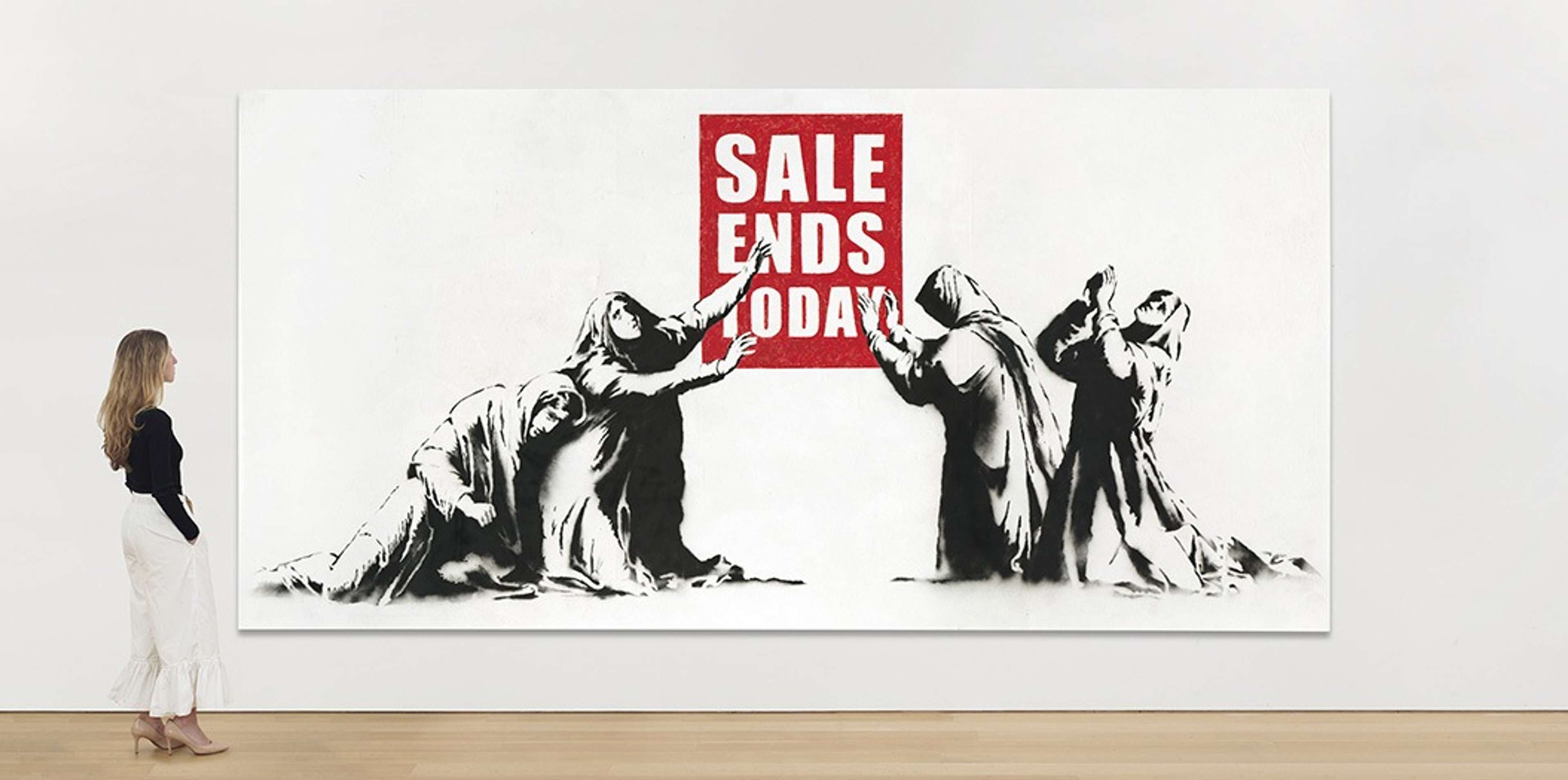 Sale Ends Today Canvas by Banksy - © Christie’s