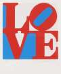 Robert Indiana: The Book Of Love (red, blue and white) - Signed Print
