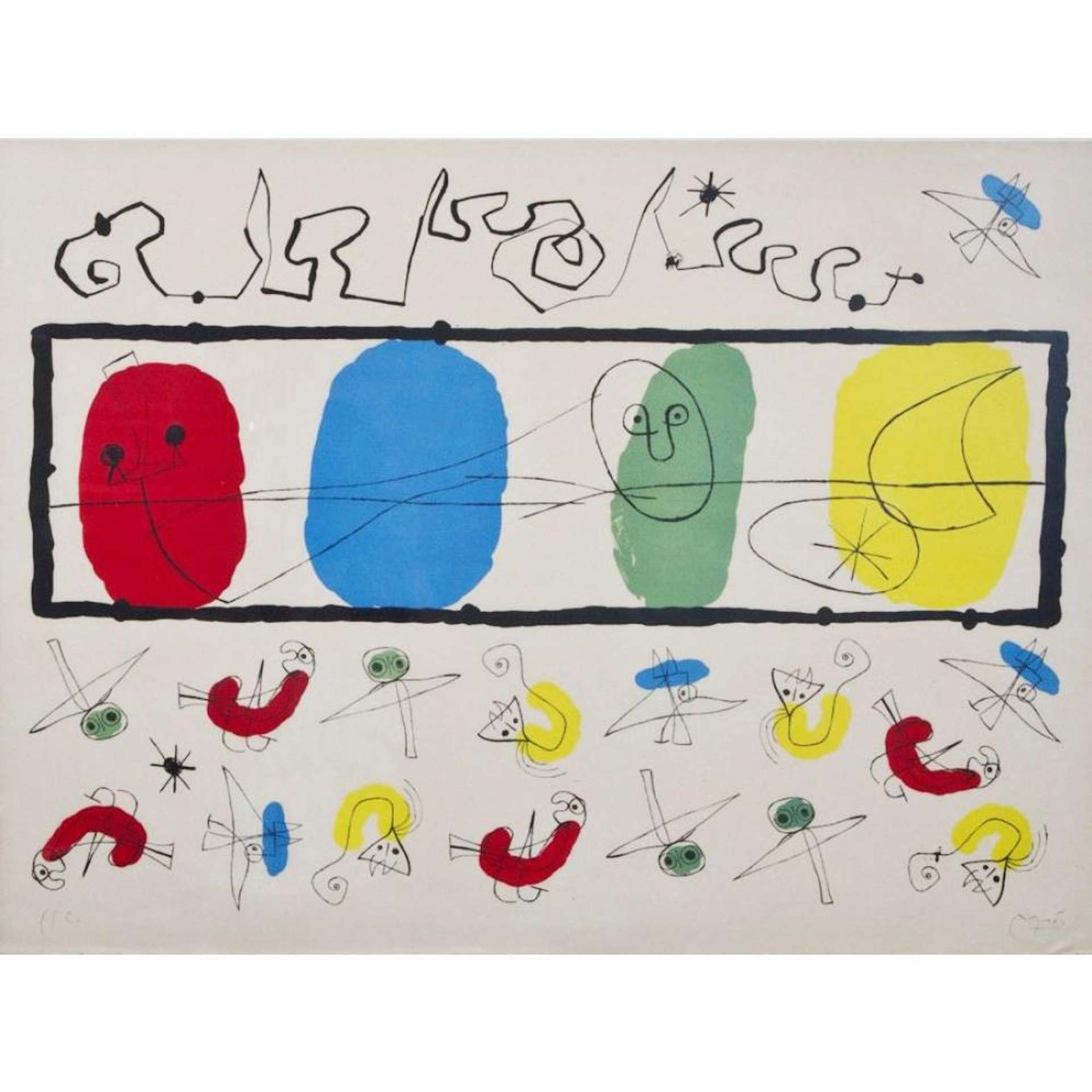 Les Oiseaux - Signed Print by Joan Miró 1956 - MyArtBroker