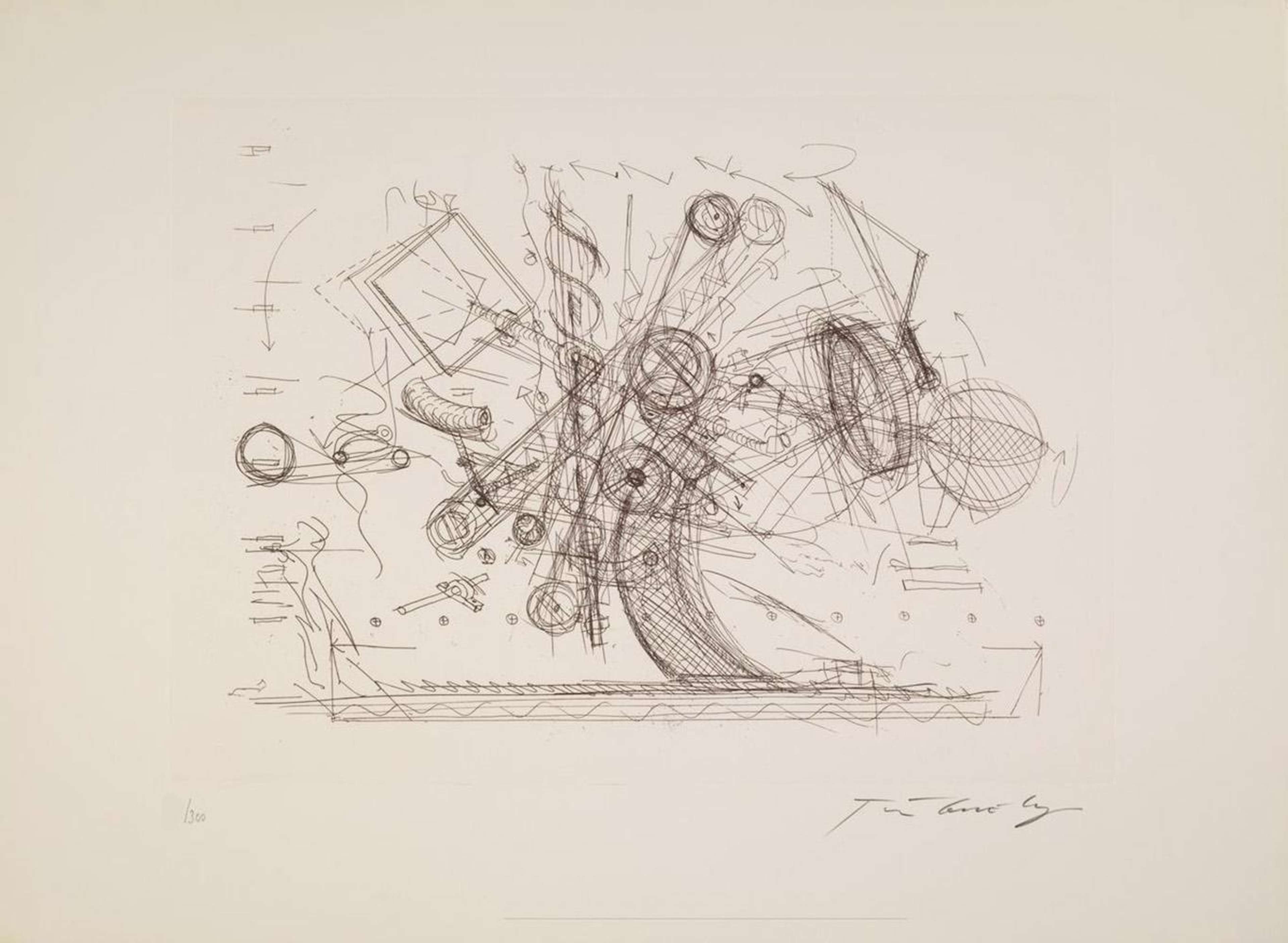 Chaos I - Signed Print by Jean Tinguely 1974 - MyArtBroker