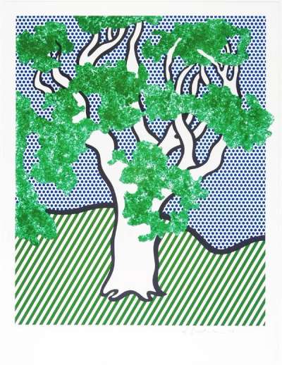 Rain Forest - Signed Print by Roy Lichtenstein 1992 - MyArtBroker