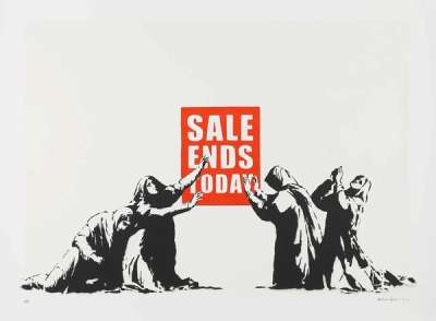 Sale Ends - Signed Print by Banksy 2005 - MyArtBroker