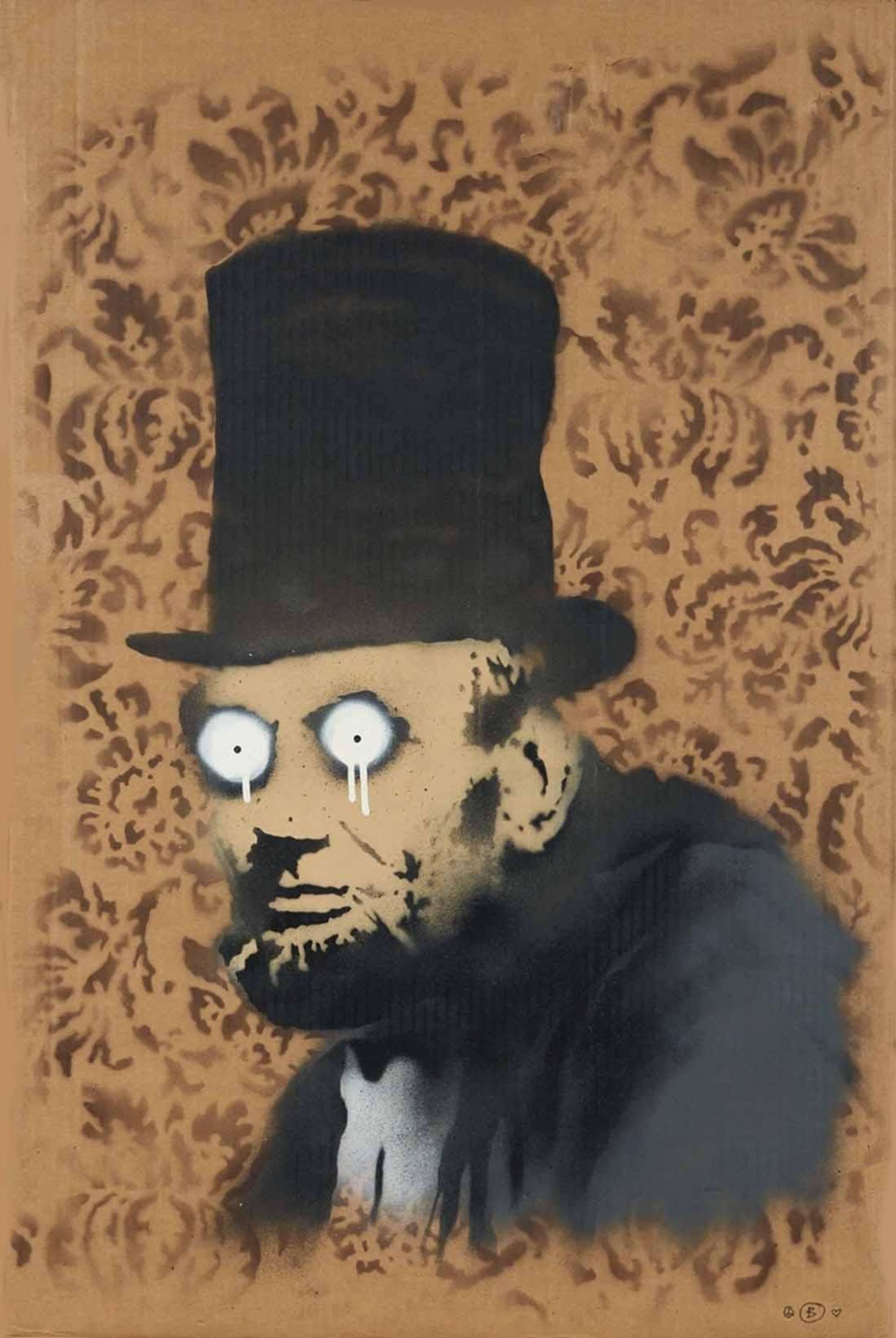 Banksy's Abe Lincoln