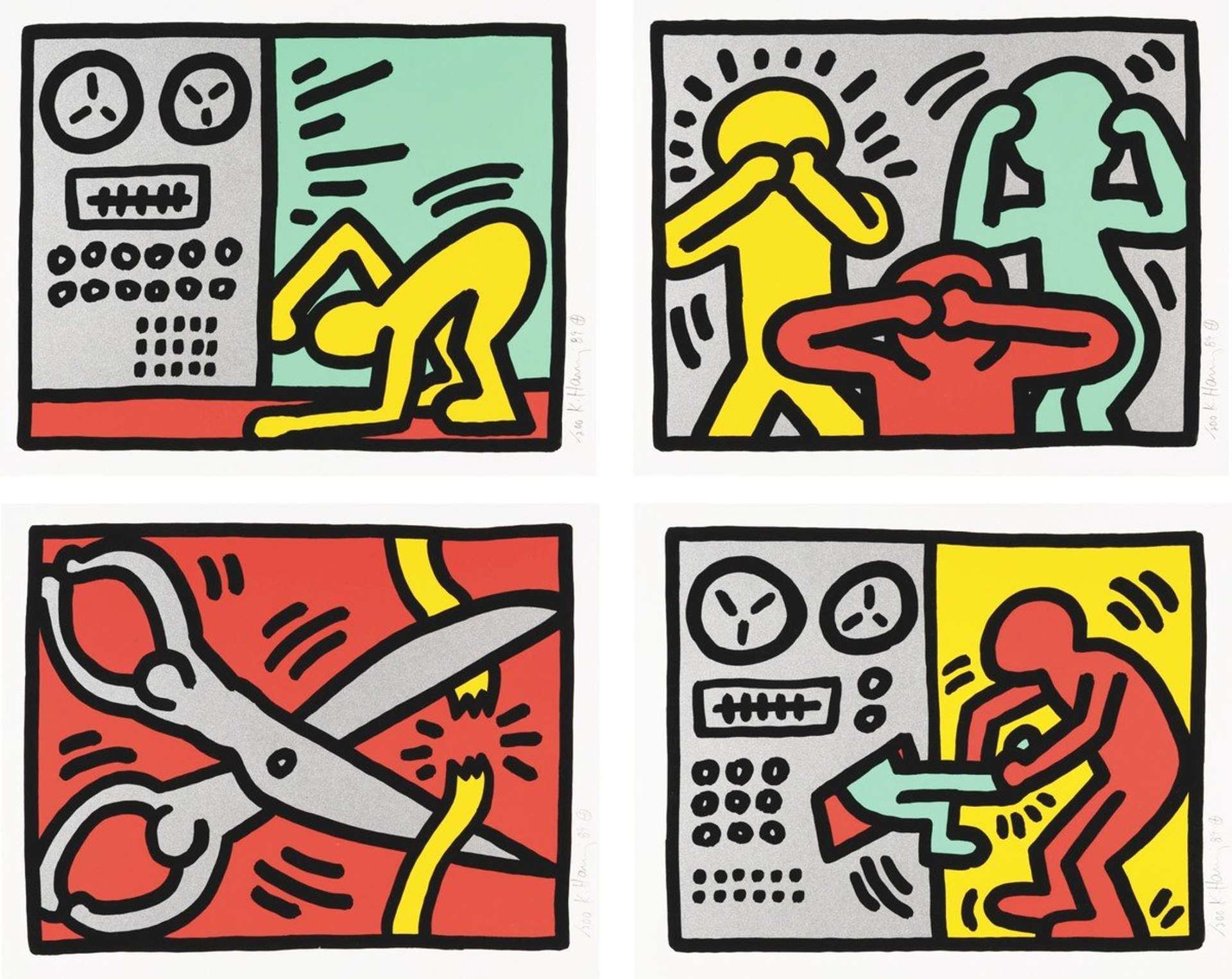 Pop Shop Quad III by Keith Haring 