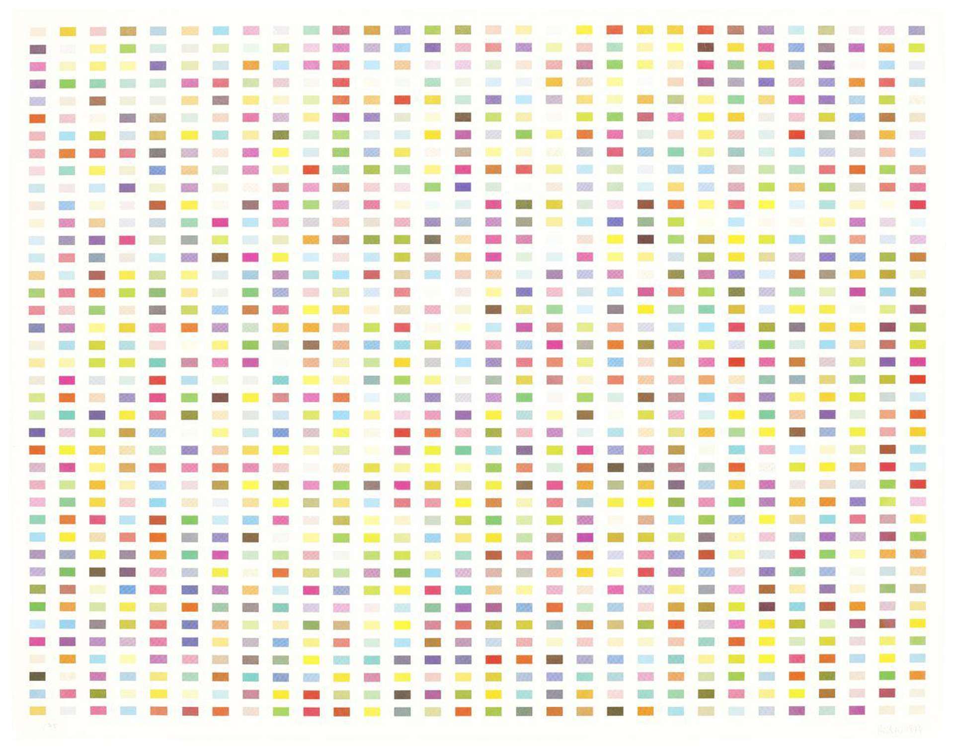 Gerhard Richter: 1260 Farben (1260 Colours) - Signed Print