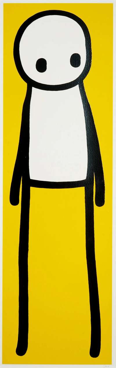 Book (Deluxe Edition, Yellow) - Signed Print by Stik 2015 - MyArtBroker
