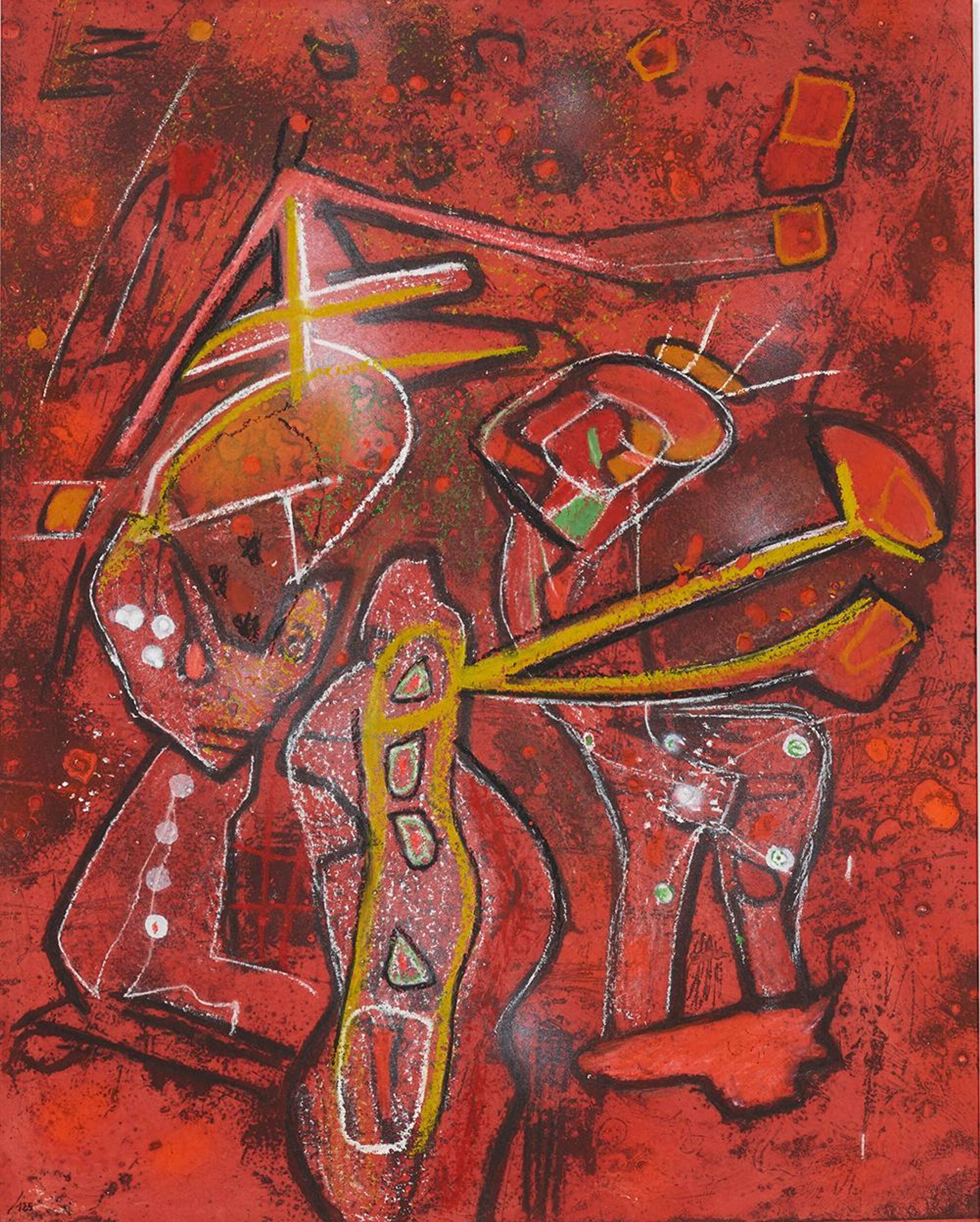 Melodia-Medio - Signed Print by Roberto Matta 1996 - MyArtBroker