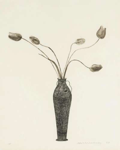 Tulips - Signed Print by David Hockney 1973 - MyArtBroker