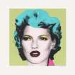 Kate Moss (green) - Signed Print