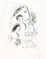 Marc Chagall: Les Amoureux - Signed Print