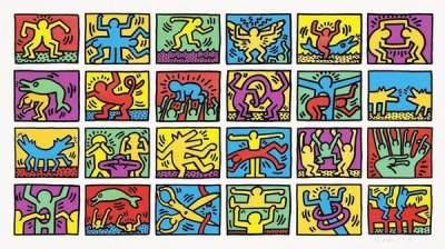 Retrospect - Signed Print by Keith Haring 1989 - MyArtBroker
