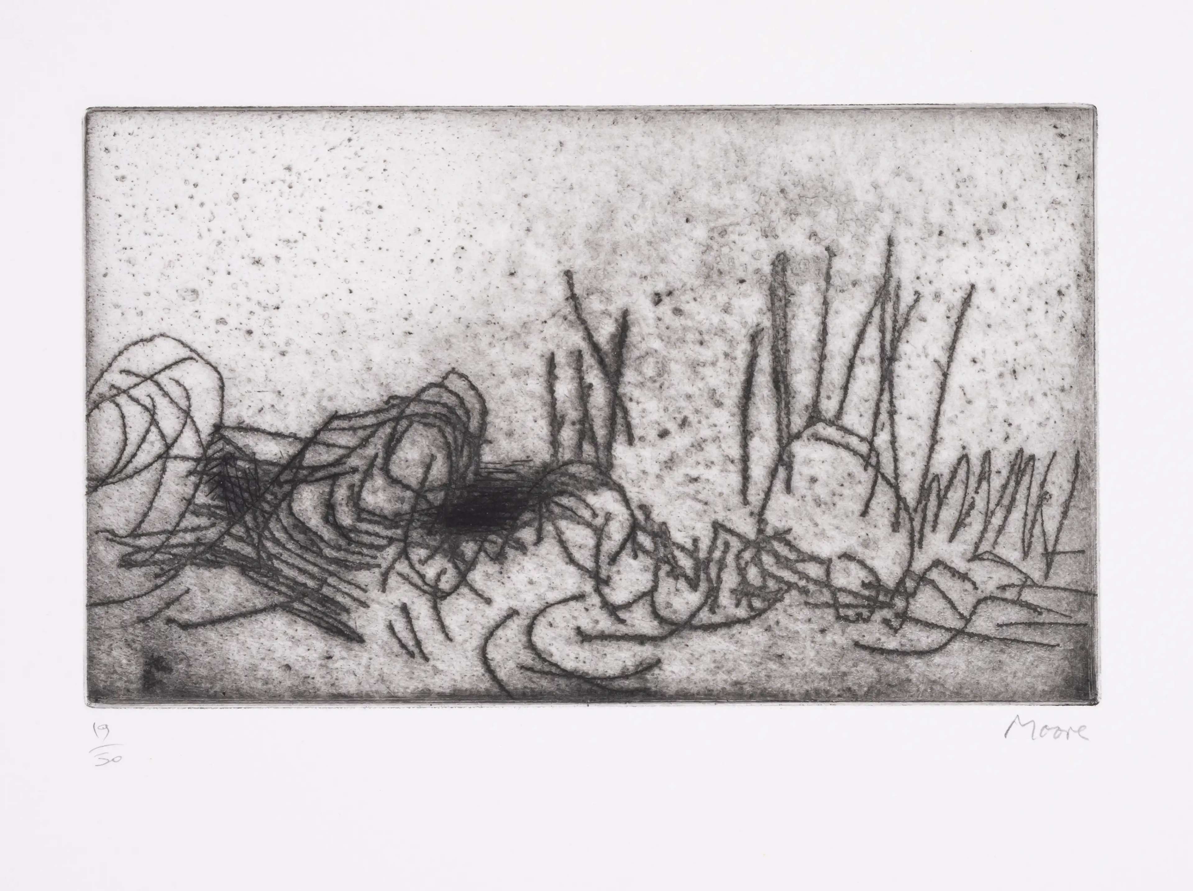 Wreck - Signed Print by Henry Moore 1970 - MyArtBroker