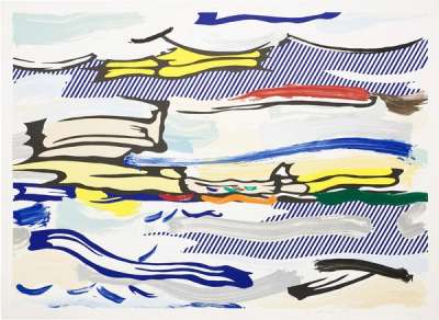 Seascape - Signed Print by Roy Lichtenstein 1985 - MyArtBroker