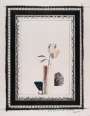 David Hockney: Picture Of A Still-Life With An Elaborate Frame - Signed Work on Paper