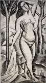 Andre Derain: Baigneuse Nue Aux Arbres - Signed Print