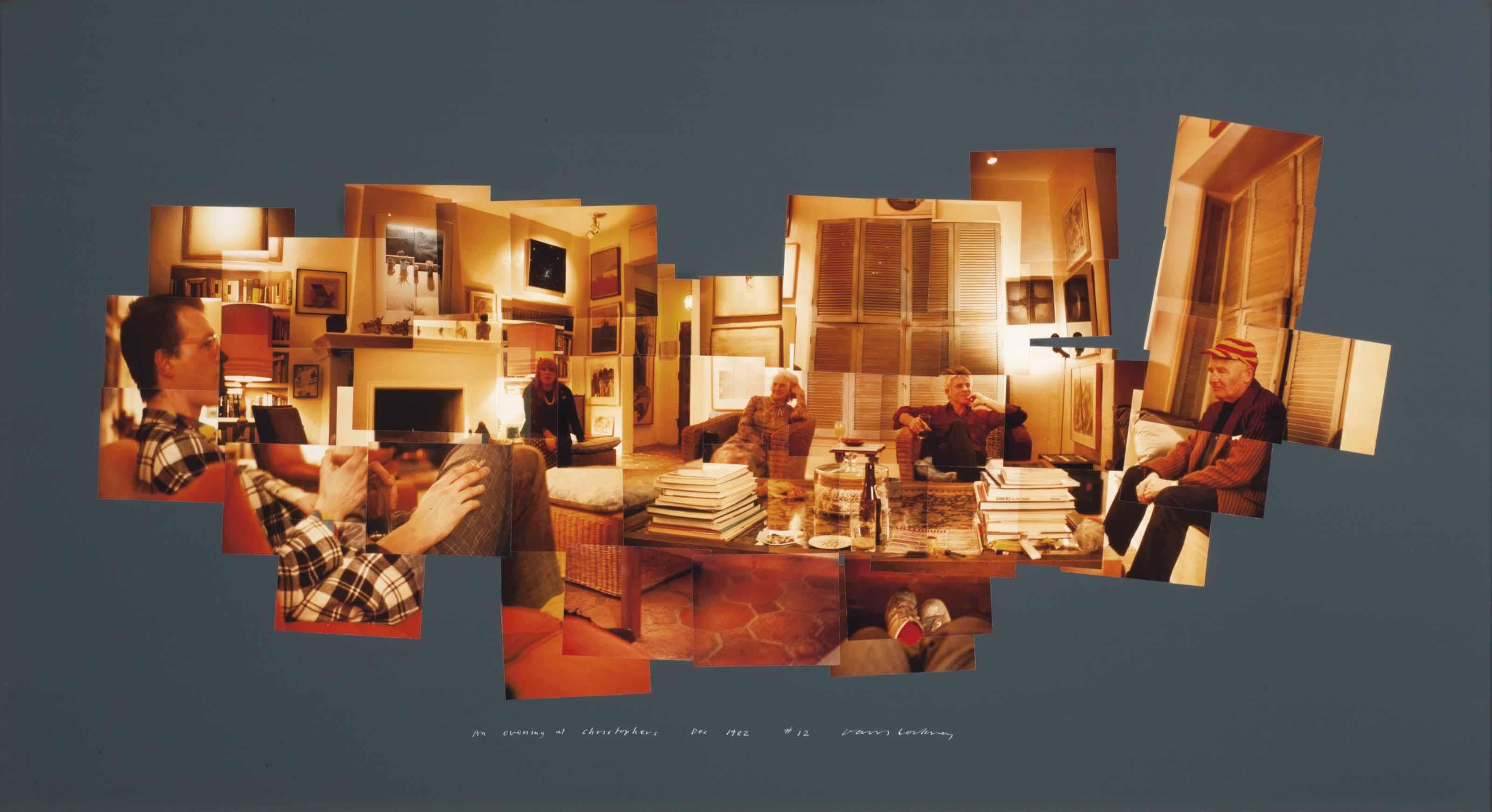 David Hockney An Evening At Christophers, Santa Monica (Signed
