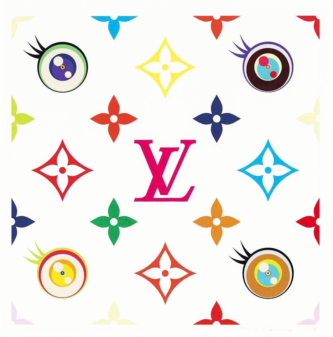 Takashi Murakami, Louis Vuitton  Eye Love Superflat (black) (2003