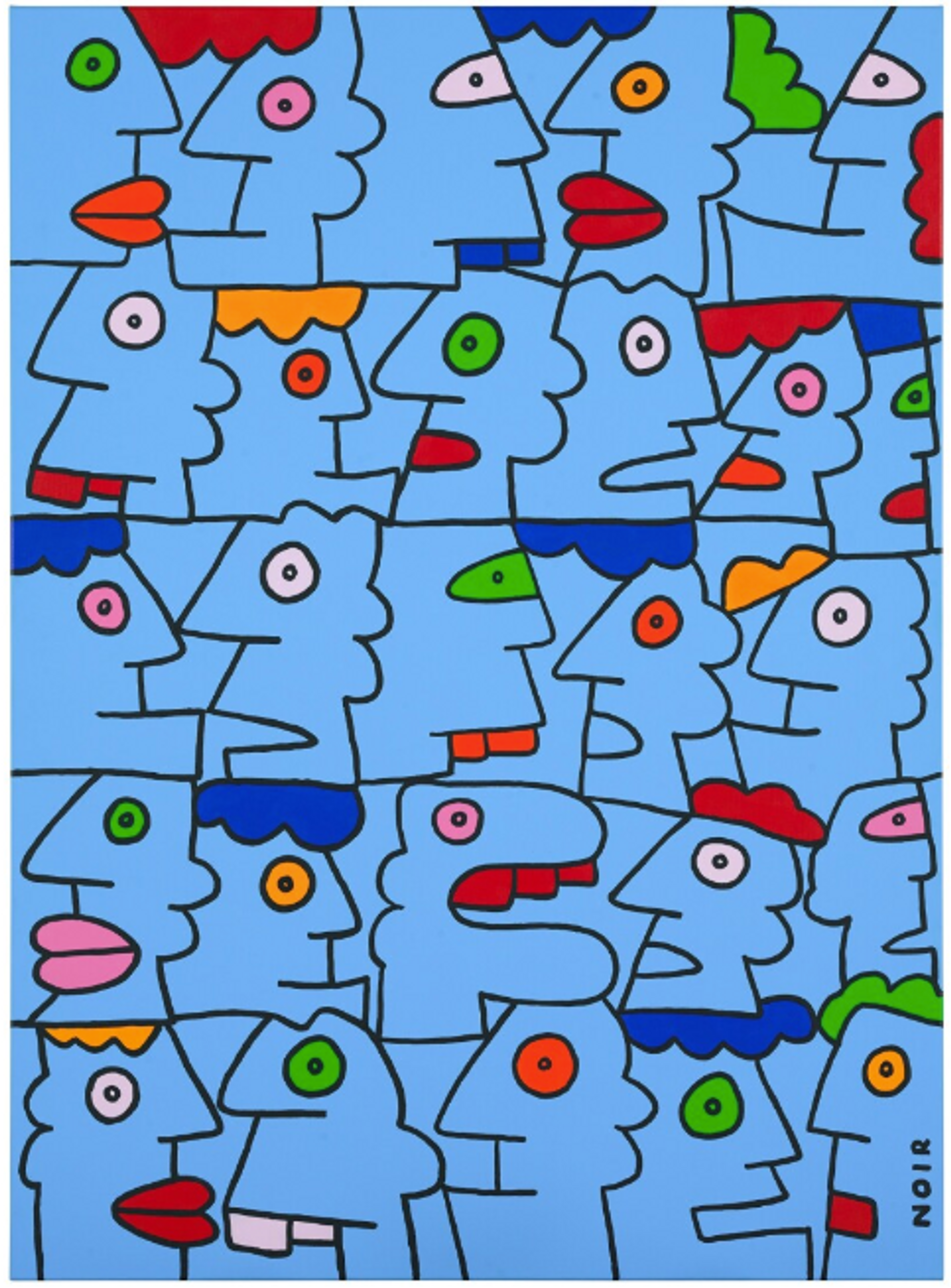 The Calm Sky Over the Pedestrian Street Makes Me Want To Walk Straight To The Shopping Mall by Thierry Noir - Sotheby's 2023