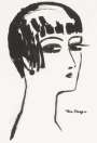 Kees Van Dongen: Les Cheveux Courts - Signed Print