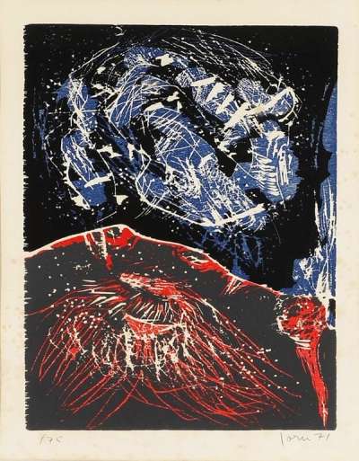 Pierre Qui Roule - Signed Print by Asger Jorn 1971 - MyArtBroker