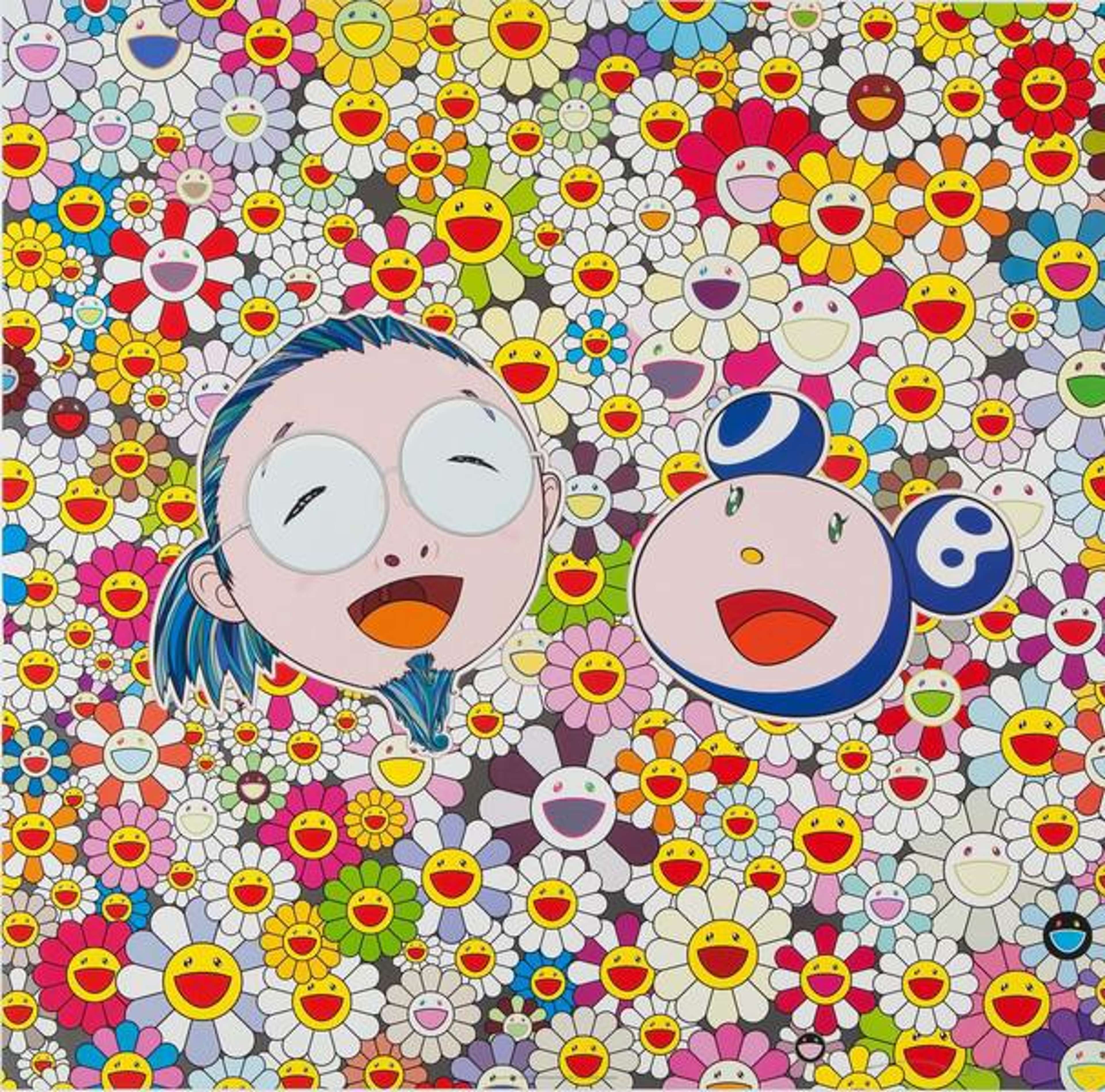 Takashi Murakami Me And Mr. DOB (Signed Print) 2009