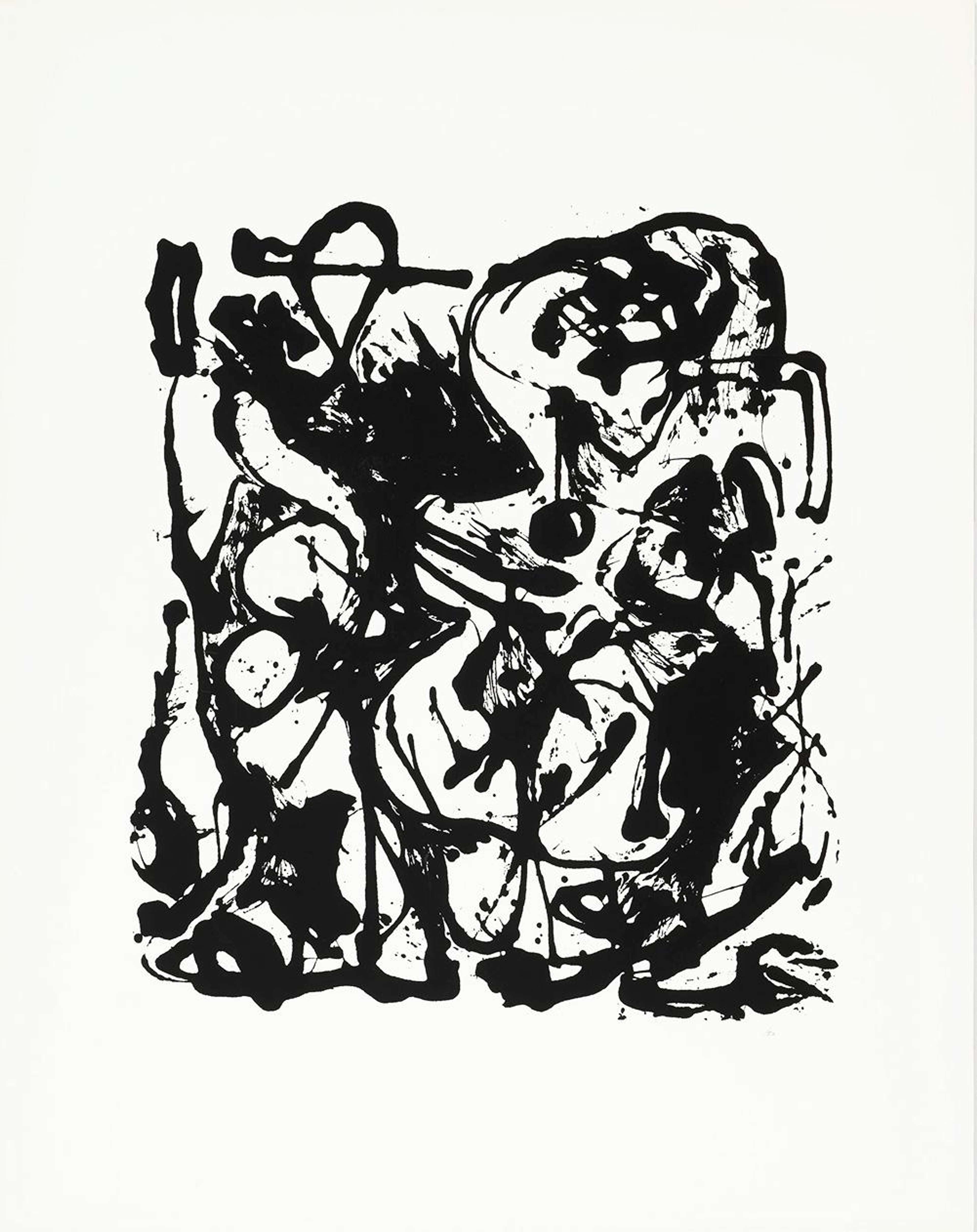 Untitled (O'Connor & Thaw 1094) - Unsigned Print by Jackson Pollock 1951 - MyArtBroker