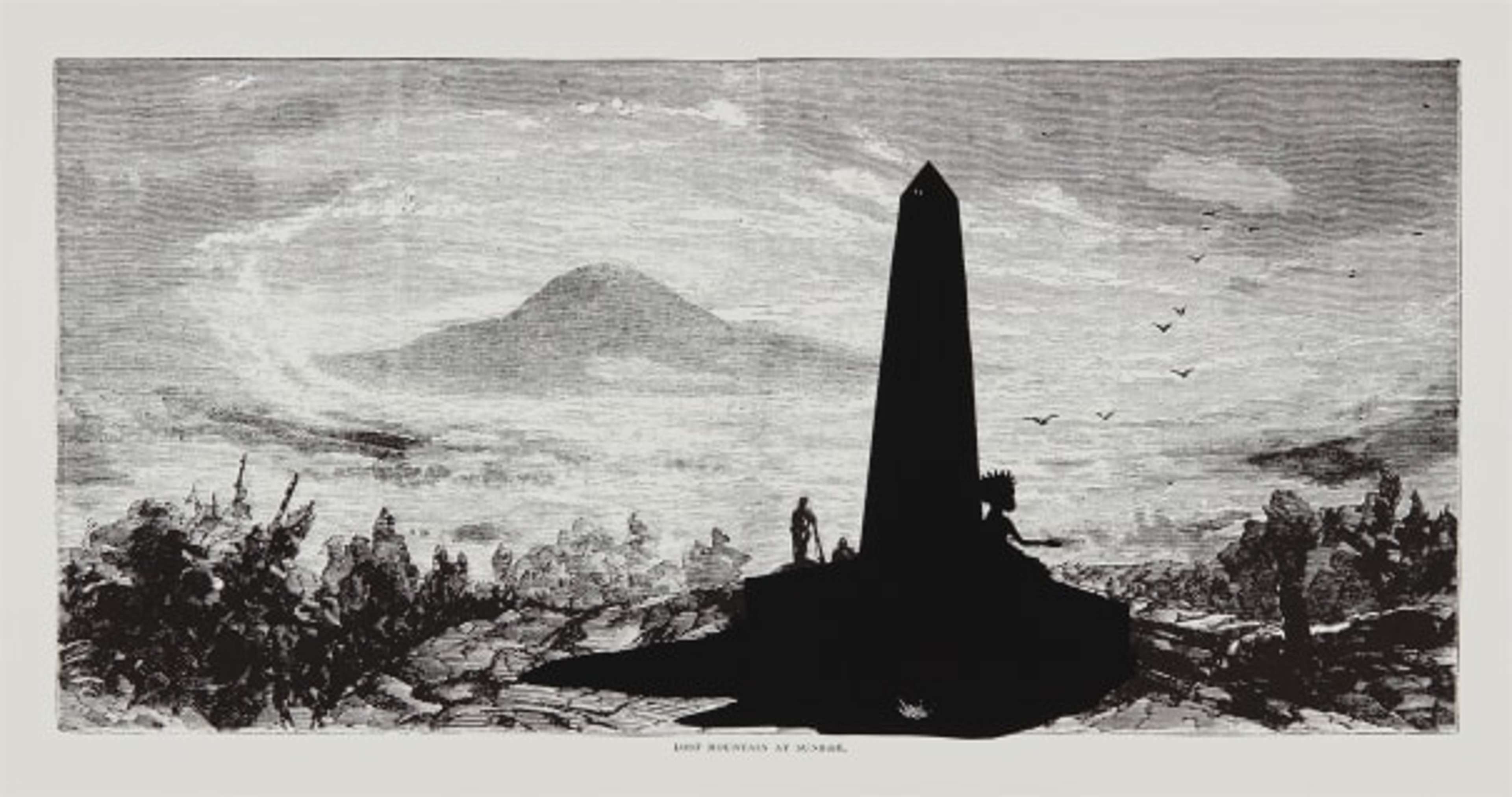 Lost Mountain At Sunrise - Signed Print by Kara Walker 2005 - MyArtBroker