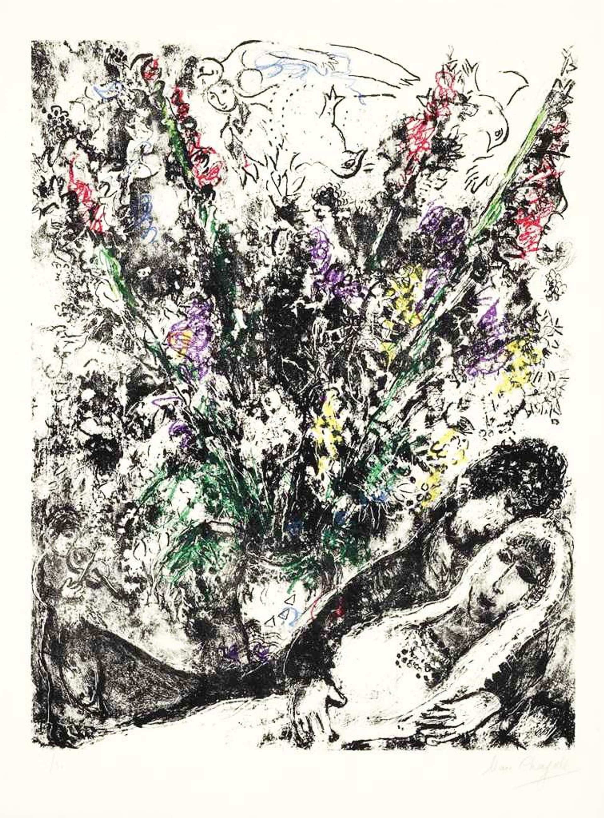 Le Ciel Des Amoureux Paris - Signed Print by Marc Chagall 1964 - MyArtBroker