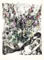 Marc Chagall: Le Ciel Des Amoureux Paris - Signed Print