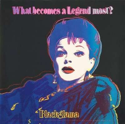Andy Warhol: Blackglama (Judy Garland) (F. & S. II.351) - Signed Print