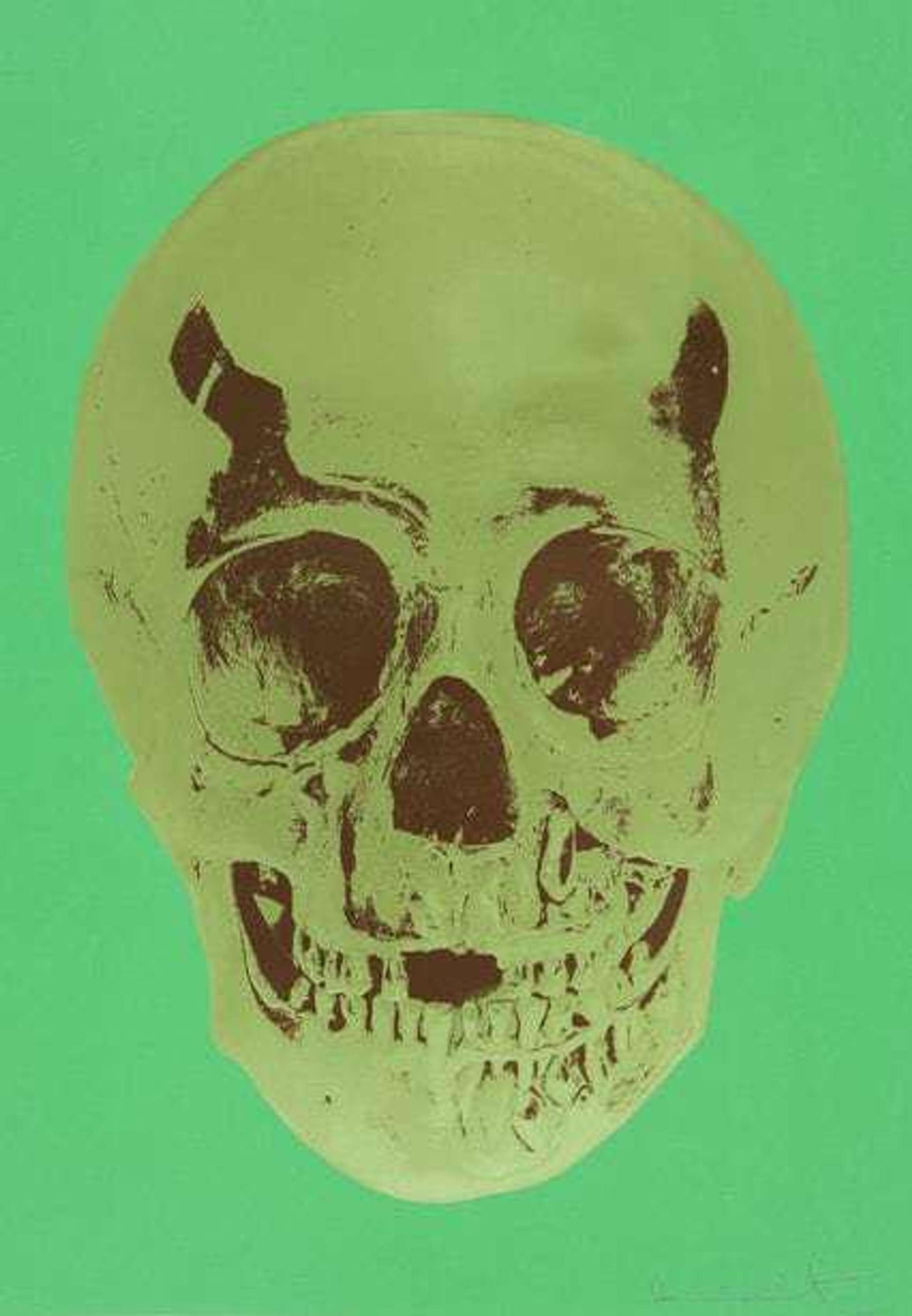 Damien Hirst: Till Death Do Us Part (viridian leaf, green, chocolate) - Signed Print