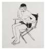David Hockney: Celia In The Director's Chair - Signed Print