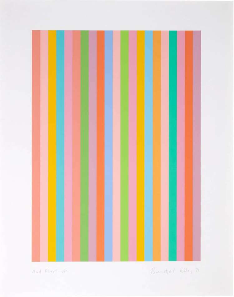 Bridget Riley And About (Signed Print) 2011 | MyArtBroker