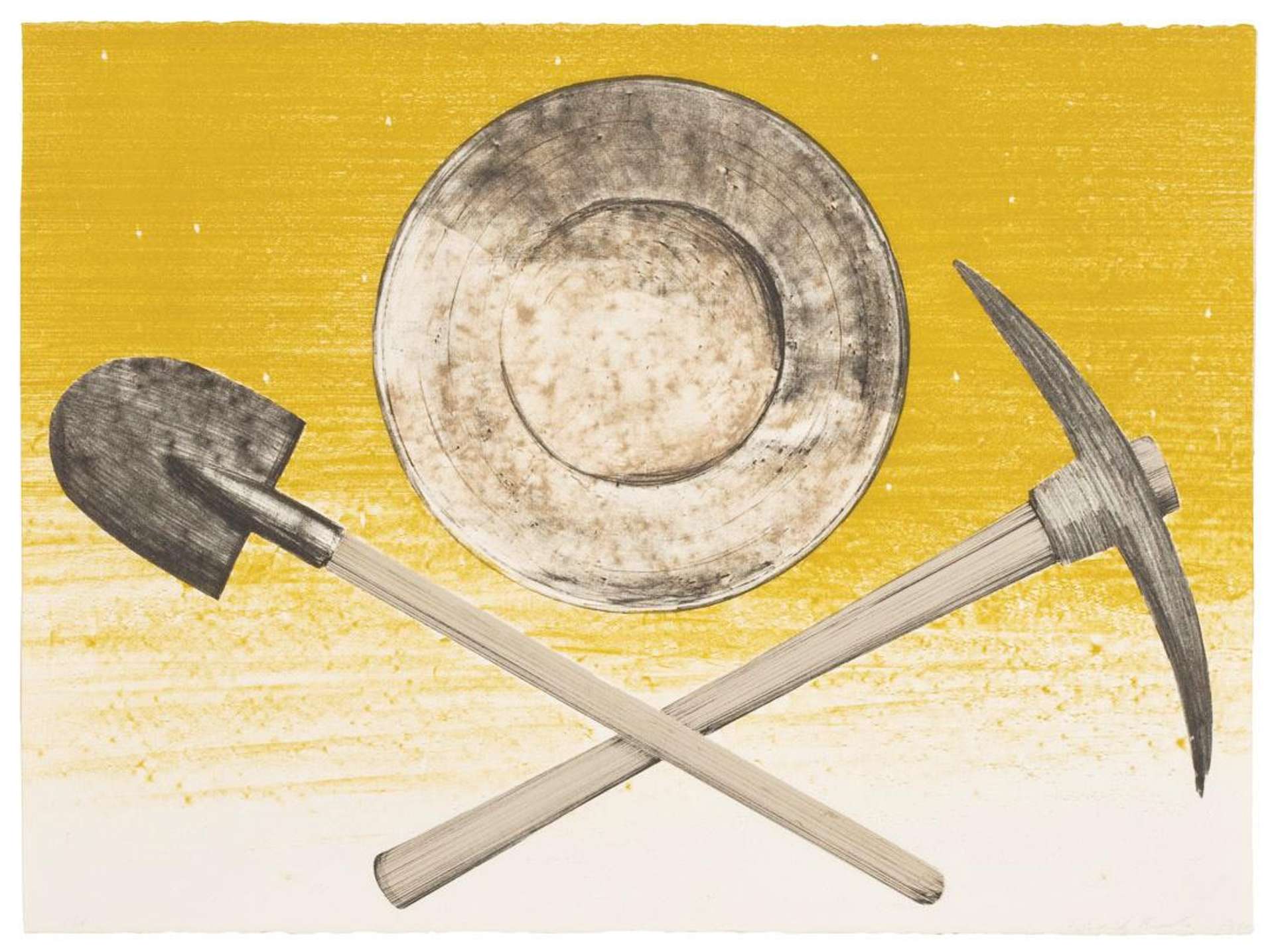 Pick, Pan, Shovel - Signed Print by Ed Ruscha 1980 - MyArtBroker