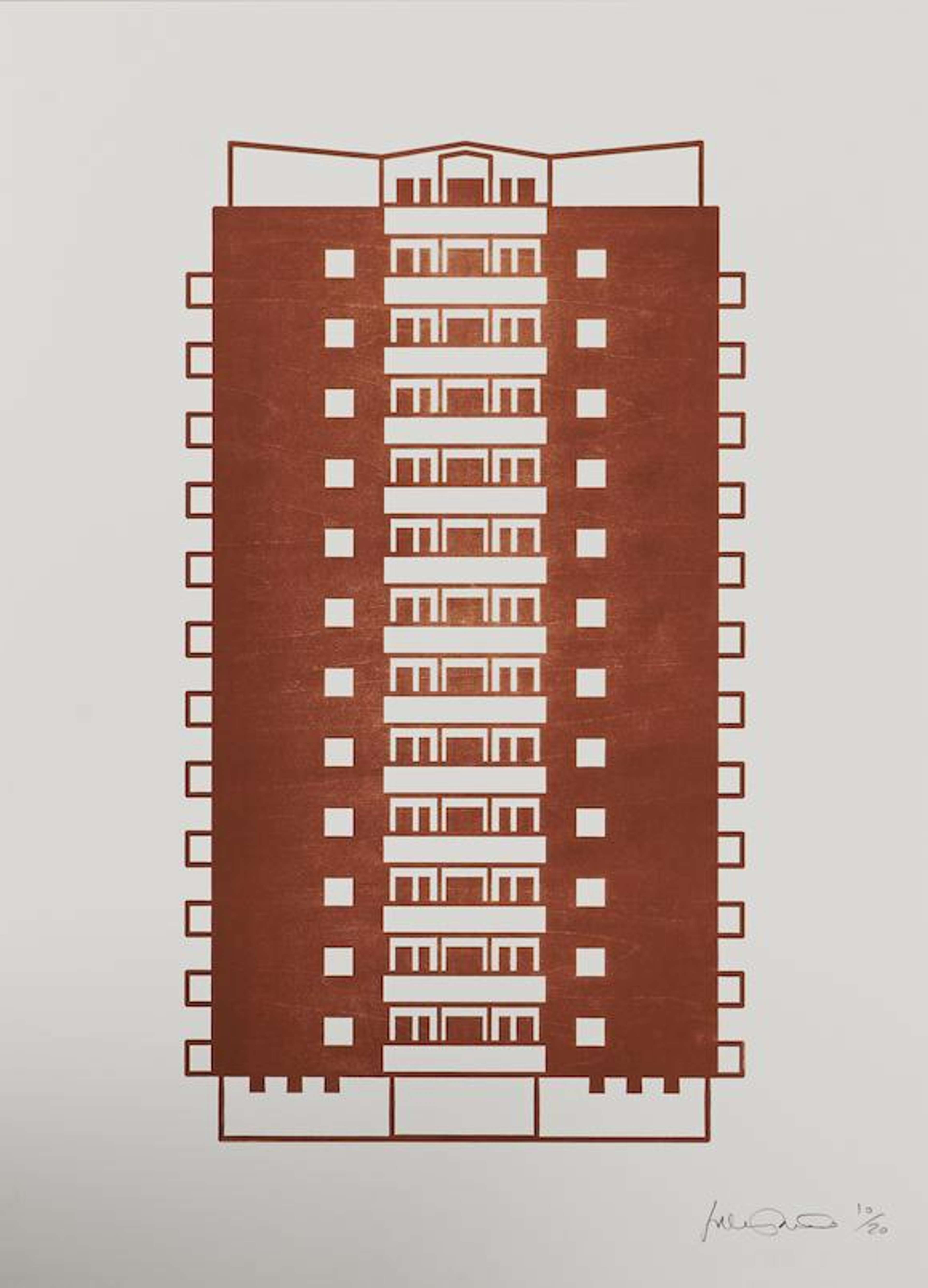 Apartment 3 - Signed Print by Julian Opie 2021 - MyArtBroker