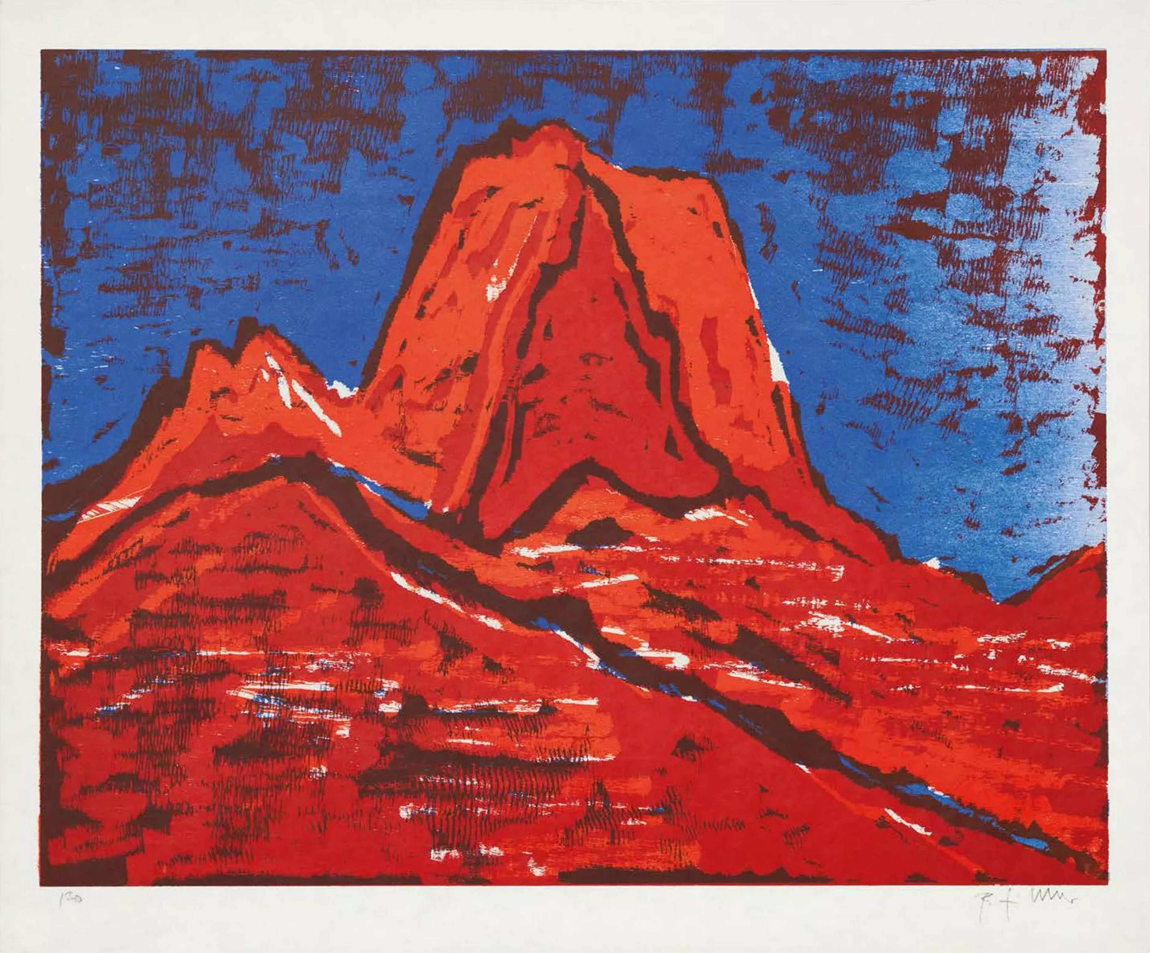 Mountain Top - Signed Print by Bernd Zimmer 2023 - MyArtBroker