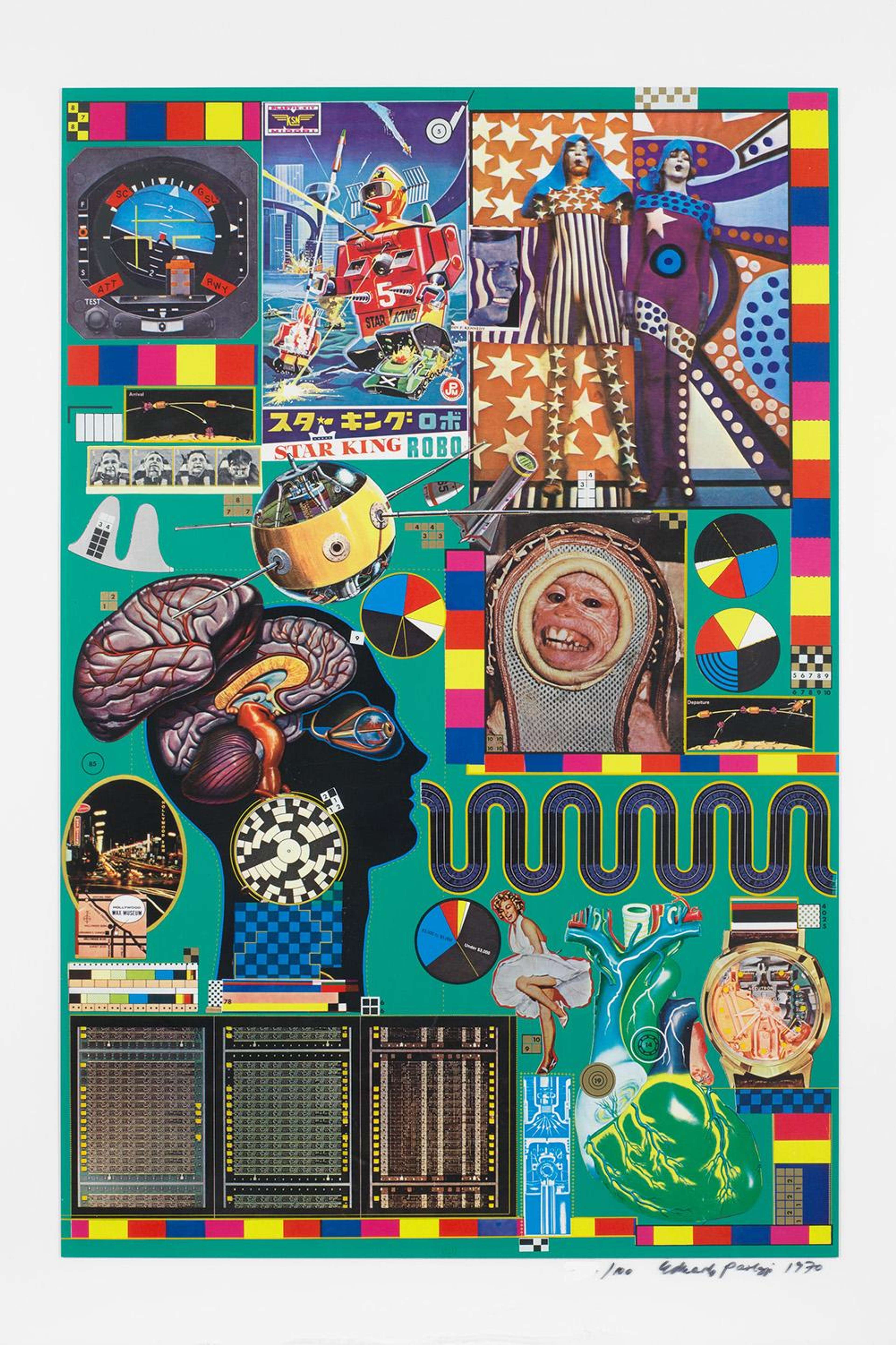 Zero Energy Experimental Pile 4 - Signed Print by Eduardo Paolozzi 1970 - MyArtBroker