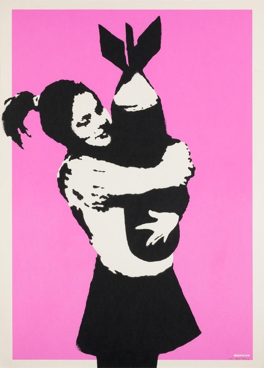 Banksy Bomb Love (Unsigned Print) 2003 | MyArtBroker