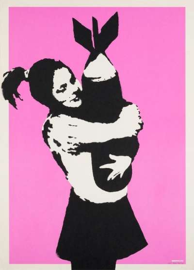 Bomb Love (AP) - Signed Print by Banksy 2004 - MyArtBroker