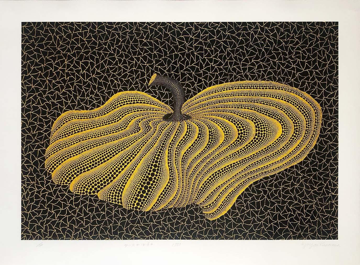 Yayoi Kusama Dancing Pumpkin, Kusama 185 (Signed Print) 1993