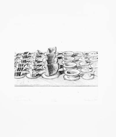 Lunch Counter - Signed Print by Wayne Thiebaud 1964 - MyArtBroker