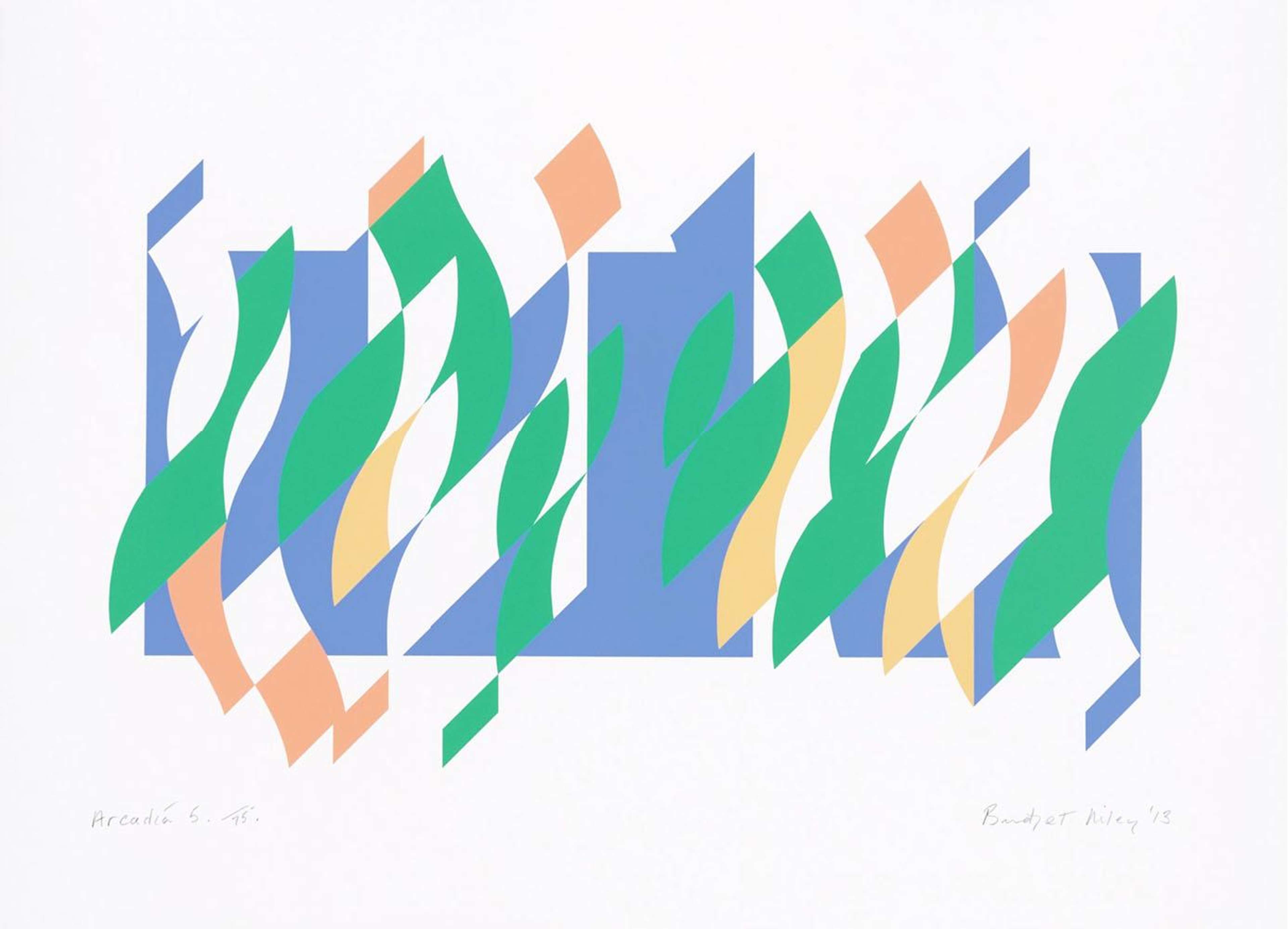 Arcadia 5 - Signed Print by Bridget Riley 2013 - MyArtBroker