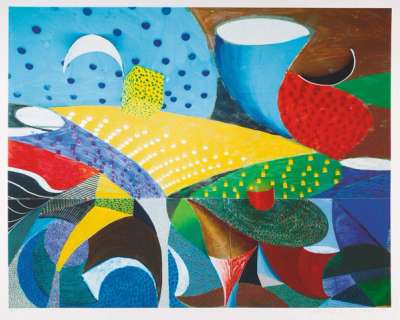 Fourth Detail, Snails Pace, March 27th 1995 - Signed Print by David Hockney 1995 - MyArtBroker