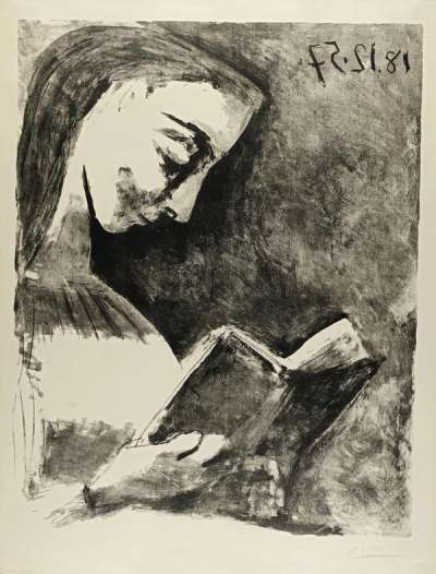 Jacqueline Lisant - Signed Print by Pablo Picasso 1957 - MyArtBroker