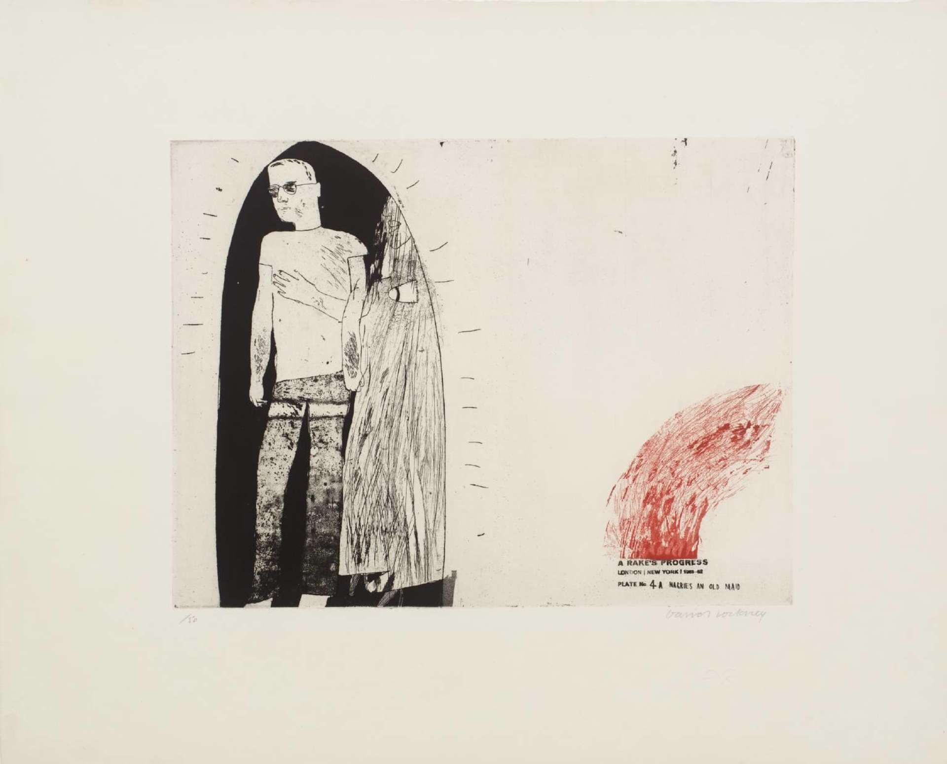 Marries An Old Maid - Signed Print by David Hockney 1963 - MyArtBroker