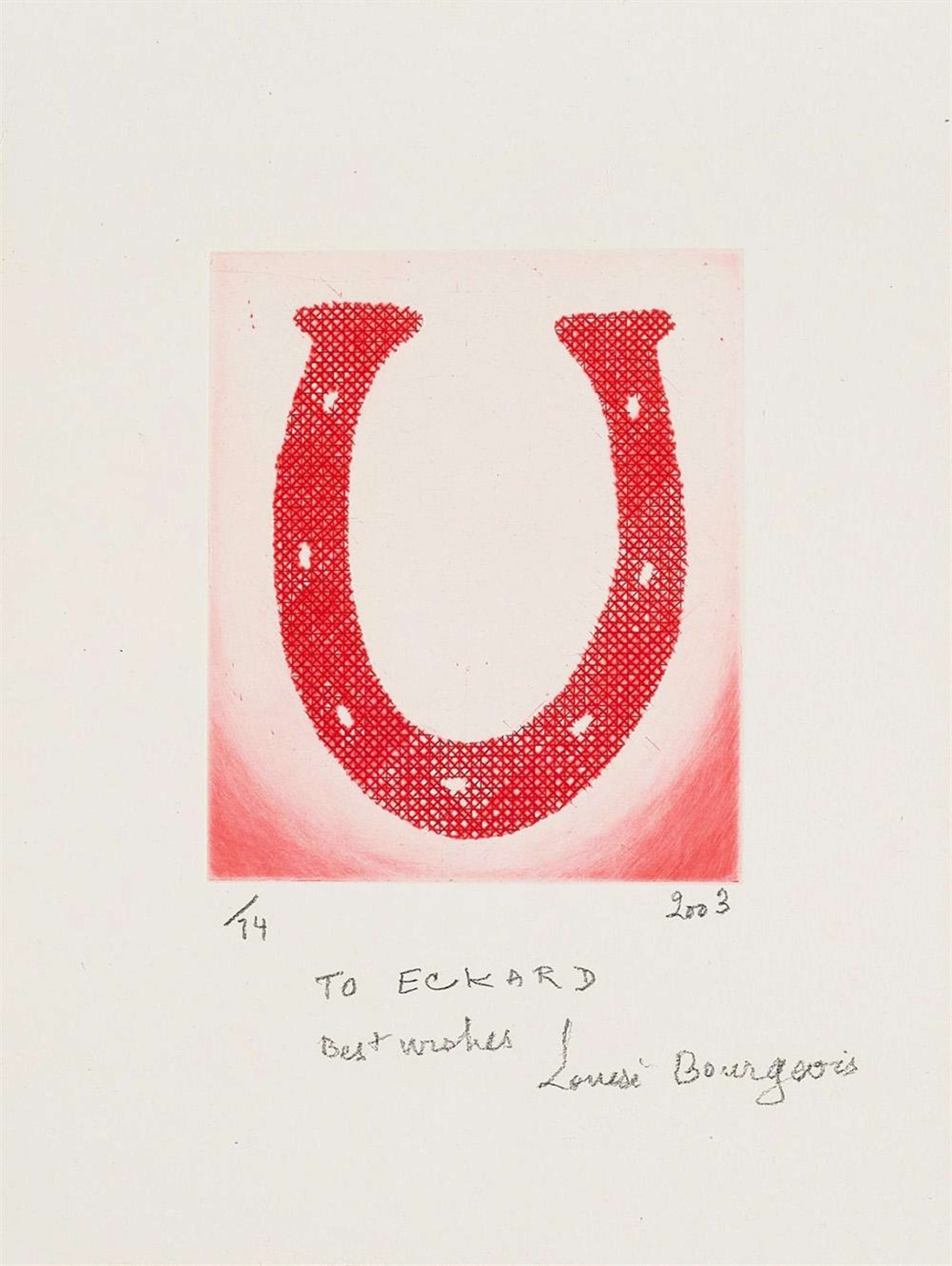 Horseshoe - Signed Print by Louise Bourgeois 2003 - MyArtBroker