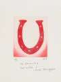 Louise Bourgeois: Horseshoe - Signed Print