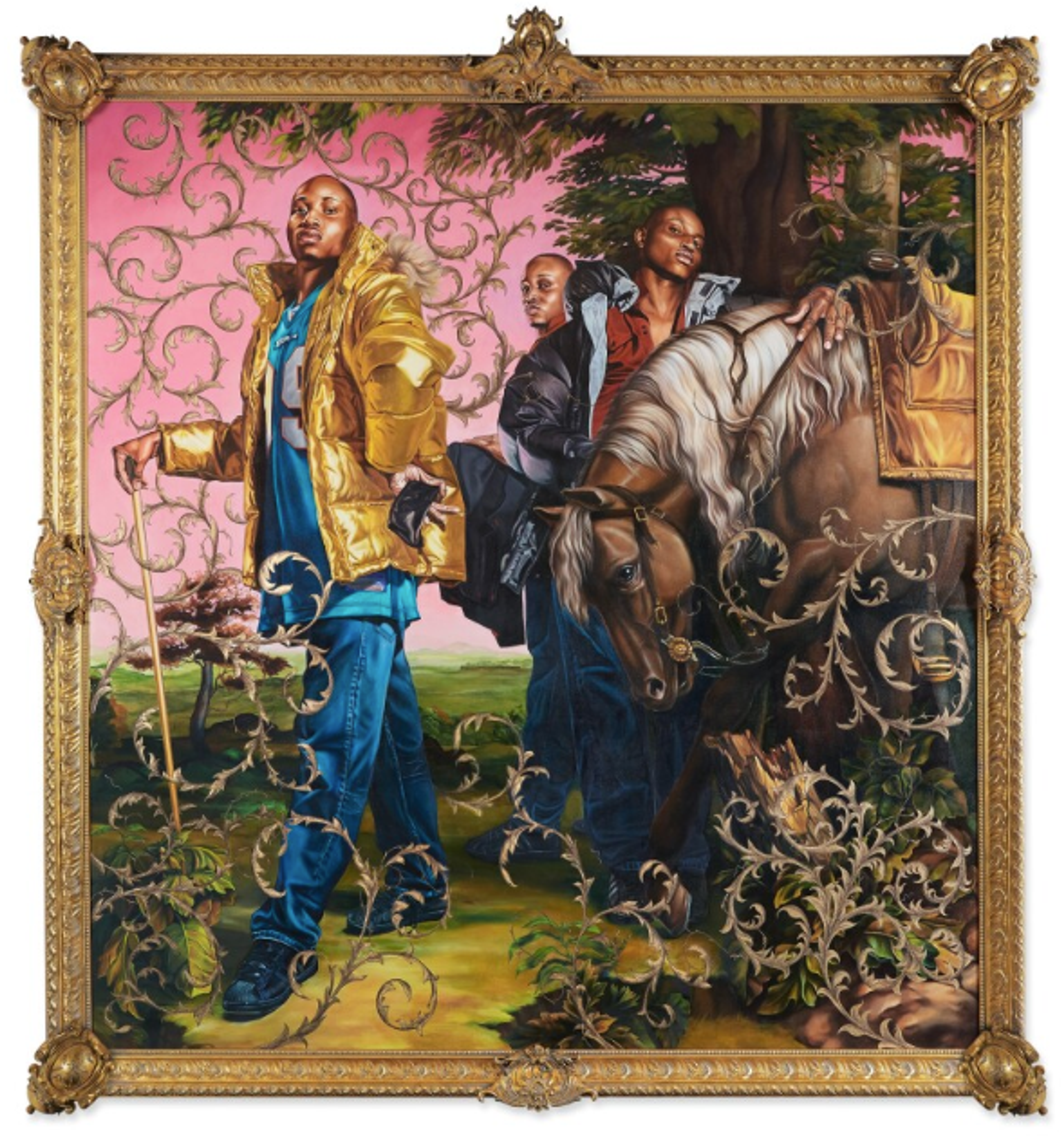  Le Roi À La Chasse II by Kehinde Wiley - Sotheby's 