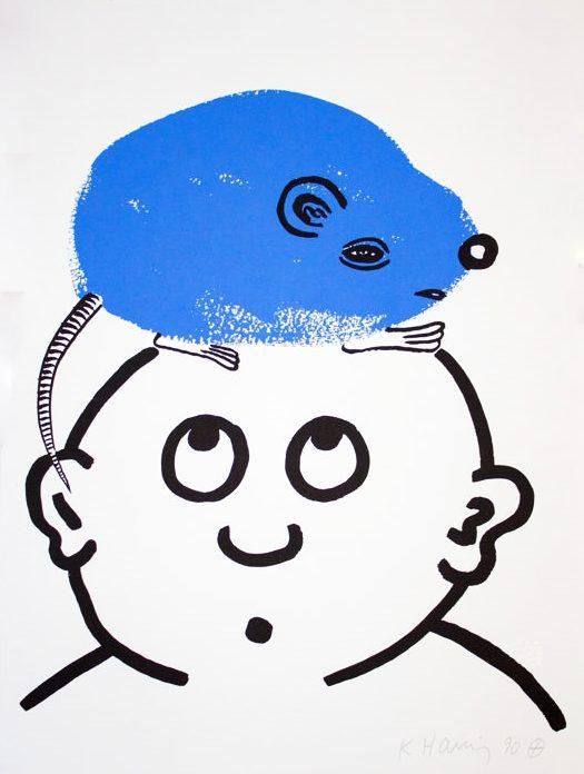 Keith Haring、The Story of Jason 129 Keith Haring, “The Story of Jason,” 1987, ink, gouache and